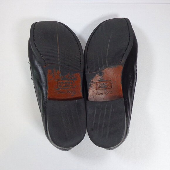 Nunn Bush Mens‎ Black Woven Leather Penney Loafers Tassels Style 84111 Size 10M - Picture 8 of 8